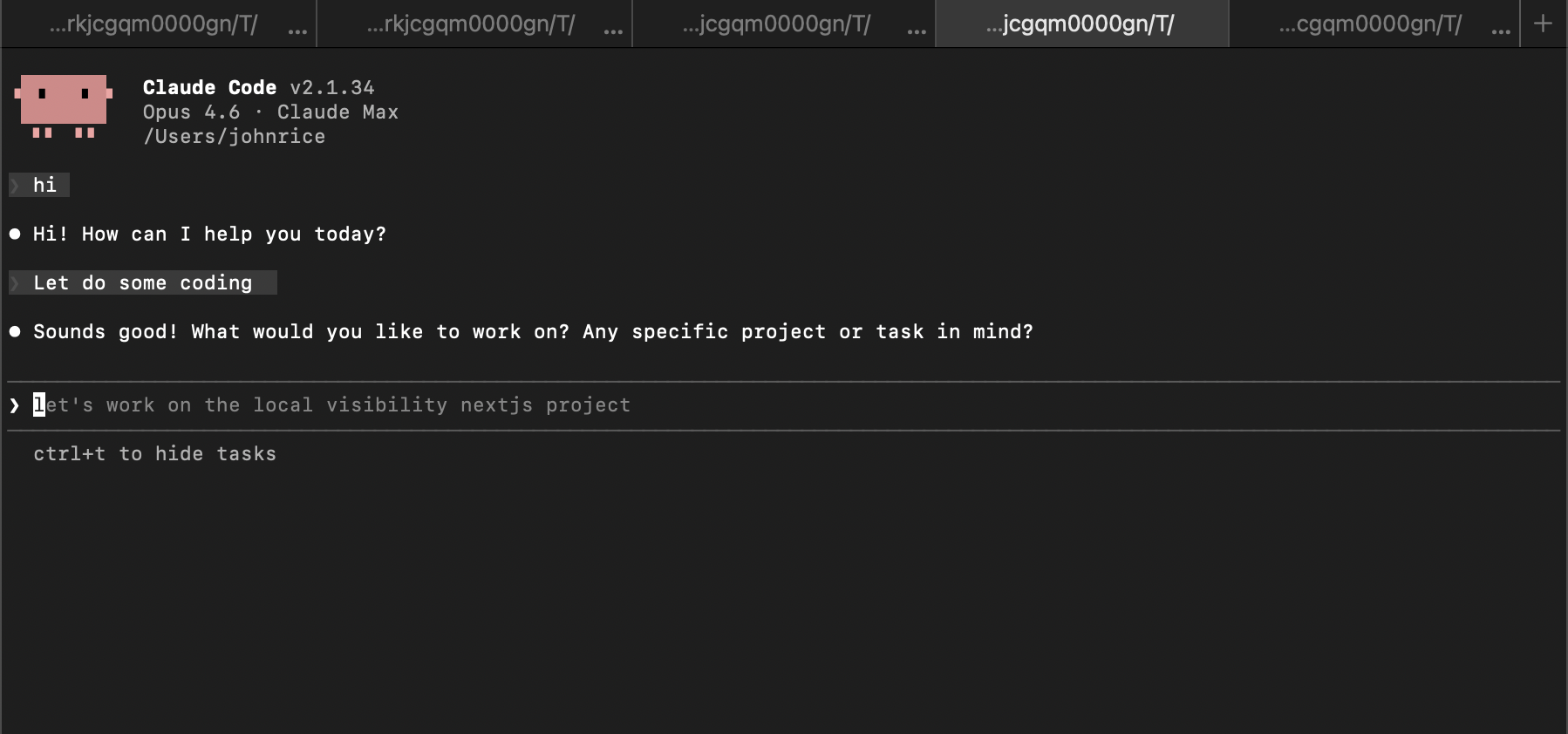 Claude Code CLI running in terminal